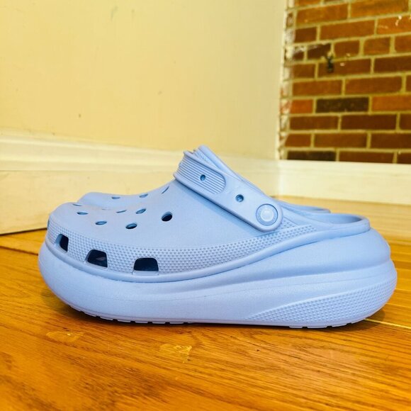 Crocs Classic Mega Crush Clog Moon Jelly Purple Men’s 9 Women’s 11 - Picture 1 of 16